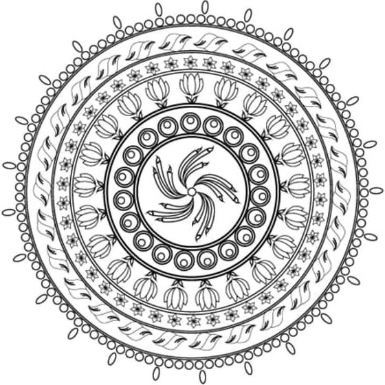 Big Book of Mandalas Coloring Book image 3