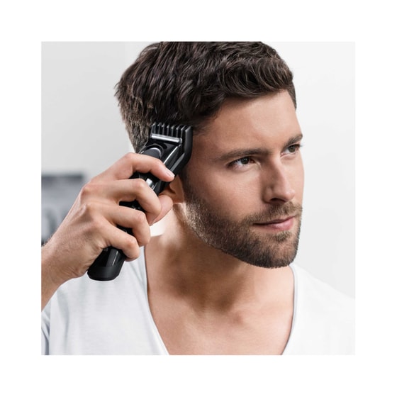 Κουρευτική Μηχανή BRAUN HC5090 με 2 Χτενάκια Γκρι image 1