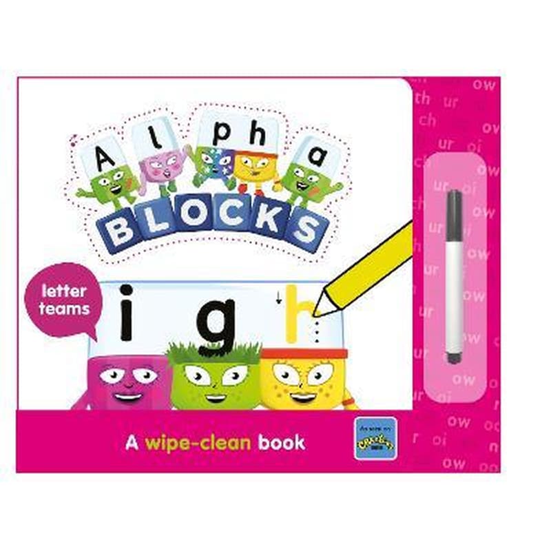 Alphablocks Letter Teams: A Wipe-Clean Book
