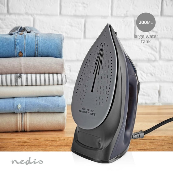 NEDIS IRON1000 2200 W Μαύρο Σίδερο Ατμού image 8