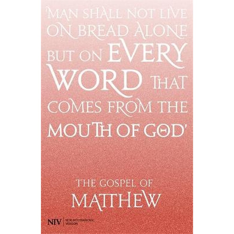NIV Gospel of Matthew 0894789
