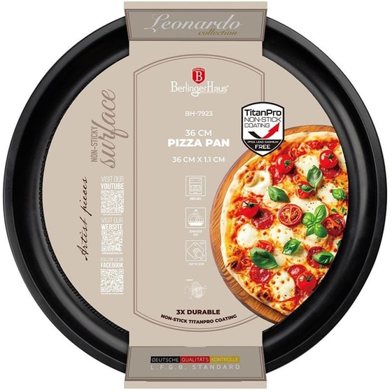 BERLINGER HAUS BH-7923 Αντικολλητικό Ταψί για Πίτσα 36 cm Κόκκινο image 2