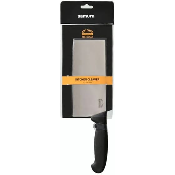 Μπαλτάς Samura Butcher από Ανοξείδωτο Ατσάλι 18 cm -Ασημί/Μαύρο image 5