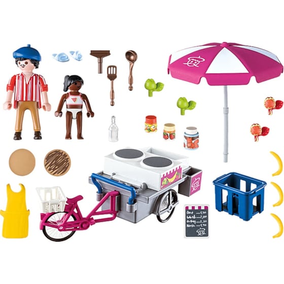 PLAYMOBIL® Family Fun Crêpe Cart (70614) image 1