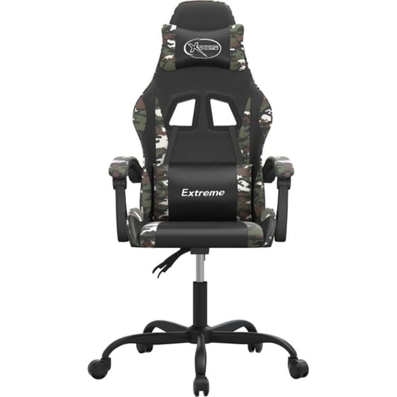 Καρέκλα Gaming VIDAXL 349578 από Τεχνητό Δέρμα - Μαύρο image 2