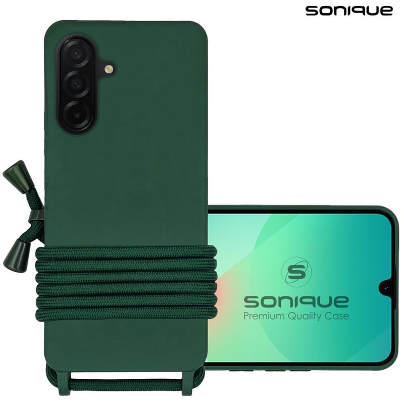 Θήκη Samsung Galaxy A36 5G - Sonique CarryHang με Κορδόνι - Πράσινο Σκούρο