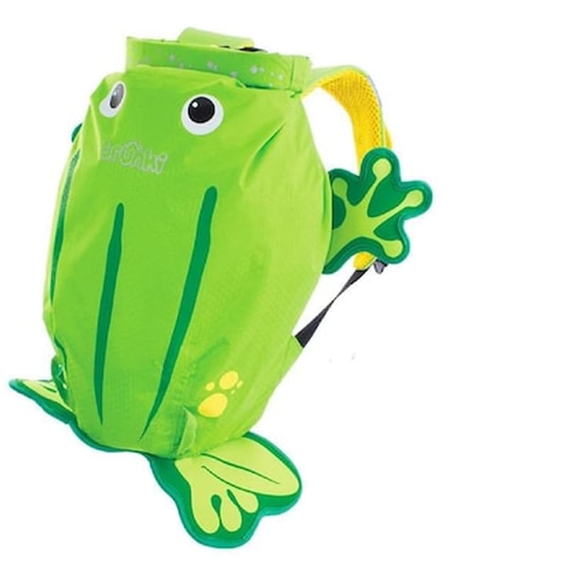 TRUNKI Τσάντα Πλάτης Νηπαγωγείου Trunki Paddlepak Ribbit Frog – Μεγάλο Αδιάβροχο Παιδικό (0110-Gb01)