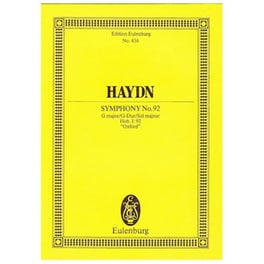 Βιβλίο Για Σύνολα Editions Eulenburg Haydn - Symphony Nr.92 In G Major ''oxford'' [pocket Score]
