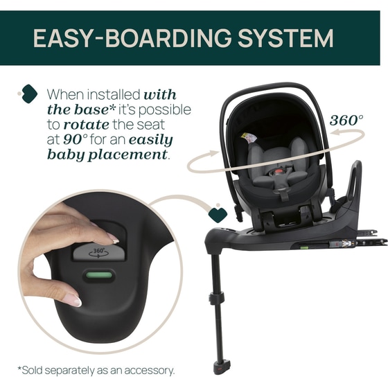 Chicco Βρεφικό/ Παιδικό Κάθισμα Αυτοκινήτου First-Seat Recline i-Size χωρίς Βάση για Παιδί 40-87 cm Μαύρο Σατέν image 4