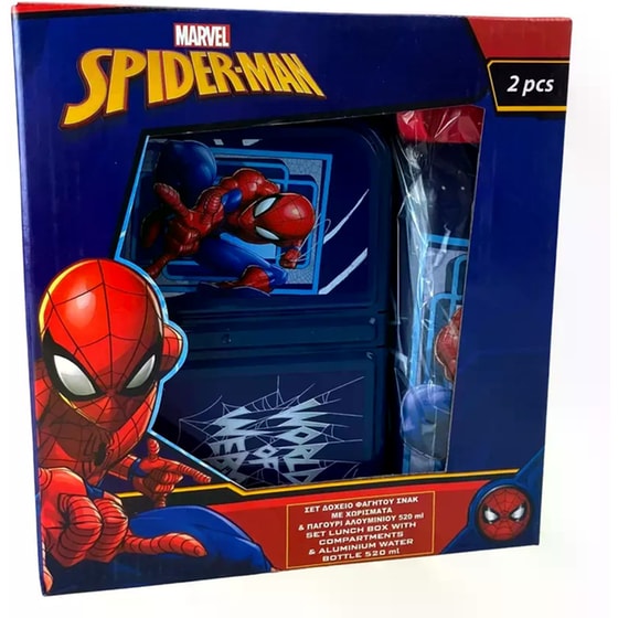 Σετ Φαγητοδοχείο & Παγούρι Gim Spiderman image 0