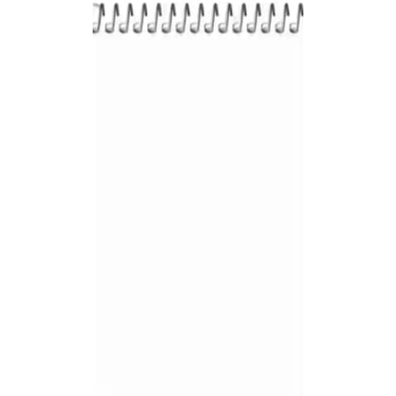 Μπλοκ Σπιράλ OFFICE LOG Λευκό 10.5x17.8 cm (1 Τεμάχιο) image 1