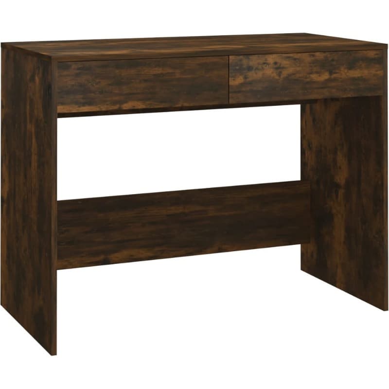 Γραφείο VidaXL από Μοριοσανίδα 101x50x76,5 cm - Καπνιστή Δρυς