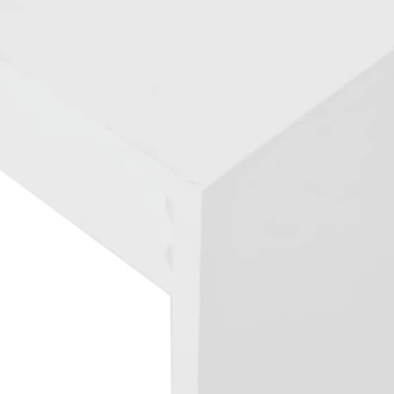 Τραπέζι Vidaxl Μπαρ Με Ράφια 110x50x103 cm - Λευκό image 5