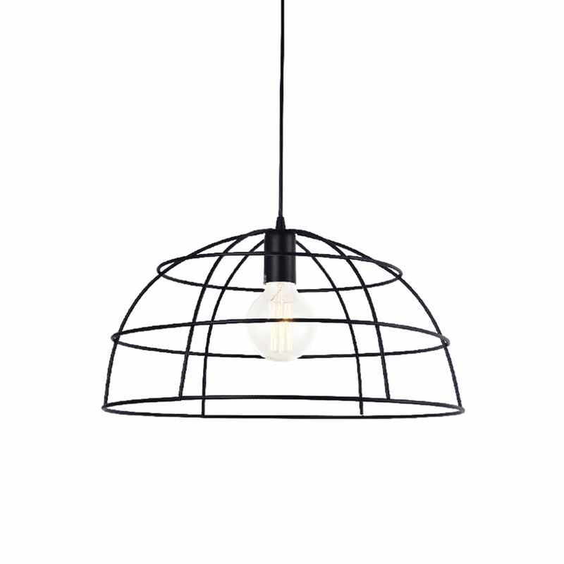 Φωτιστικό Οροφής Μονόφωτο Aca Prometheus Od543640 Μεταλλικό 40x40x20 cm - Μαύρο ACA DECOR