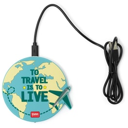 Ασύρματος Φορτιστής Legami World Travel 10W Usb-C 1m - Multicolor