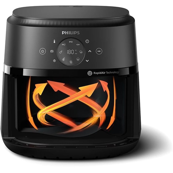 PHILIPS NA230/00 1700 W με Αποσπώμενο Κάδο 6.2 L Μαύρη Φριτέζα Αέρος image 4