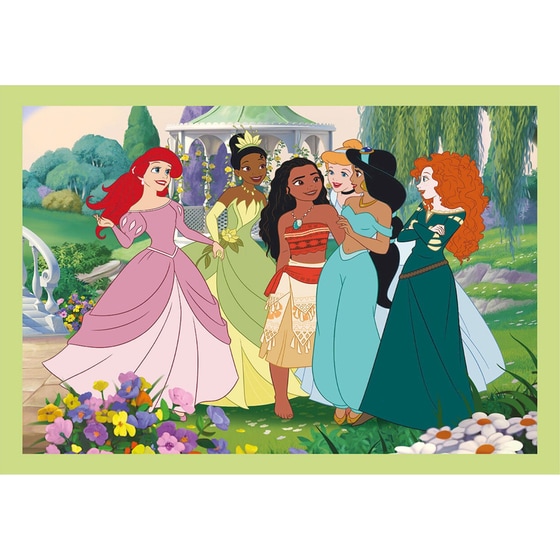 Παιδικό Σετ Παζλ Clementoni 4 in 1 Super Color Disney Princess (12/16/20/24 Κομμάτια) image 4