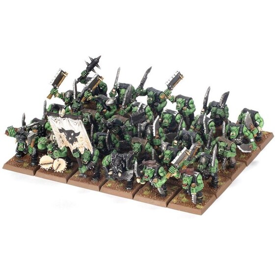 Orc And Goblin Tribes Orc Boyz And Orc Arrer Boyz Mobs Warhammer: The Old War GAMES WORKSHOP image 1