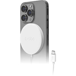 Ασύρματος Φορτιστής SBS Wireless Charger MAG USB‑C 15 W - Λευκό