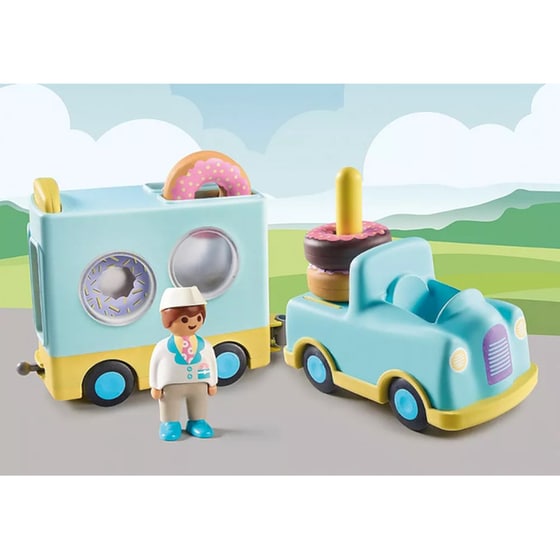 PLAYMOBIL® Junior Φορτηγάκι Ντόνατ (71325) image 1