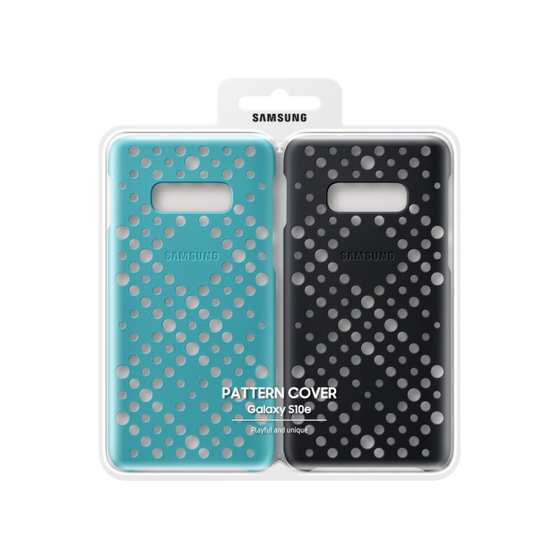 Θήκη Samsung Galaxy S10e - Samsung Pattern Cover - Black/Green SAMSUNG