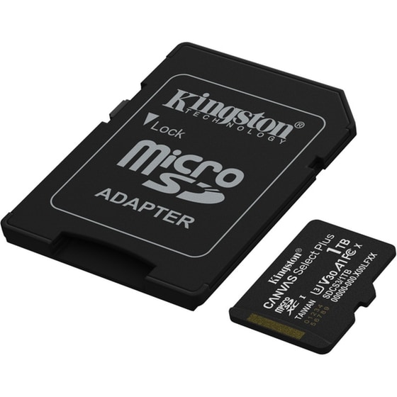 Kingston Canvas Select Plus Gen3 microSDXC 1TB Class 10 U3 V30 UHS-I με αντάπτορα image 4