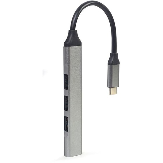 USB Hub Gembird UHB-CM-U3P1U2P3-03 USB 3.0 με 4 θύρες - Ασημί image 2