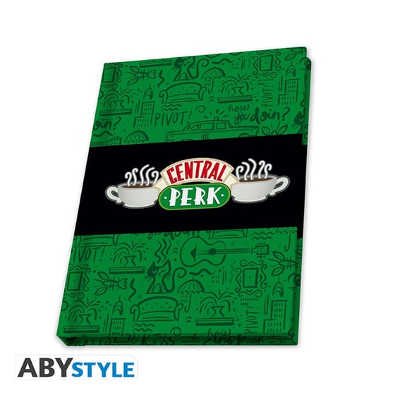 Σετ Ποτήρι με Πιν & Σημειωματάριο ABYstyle Central Perk Γυάλινο 400 ml - Friends image 5