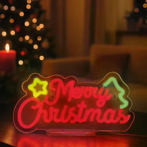 Πινακίδα&nbsp;Led&nbsp;Legami&nbsp;Merry&nbsp;Xmas image 1