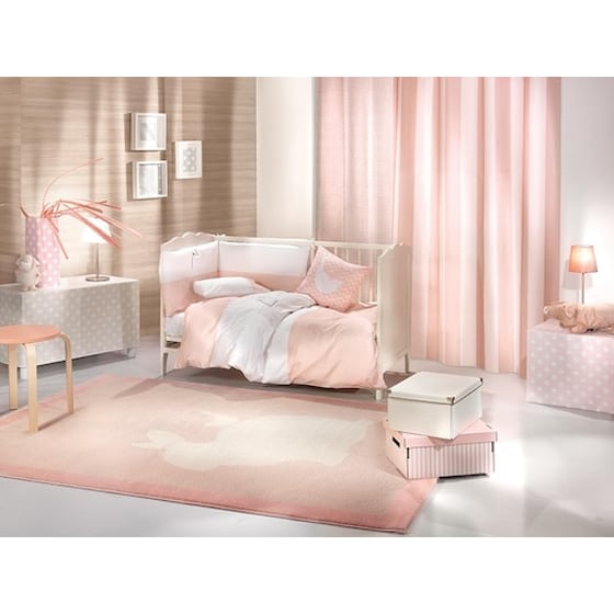 Σετ Προίκας Μωρού Κούνιας 6 Τμχ Saint Clair Lapin Pink image 0
