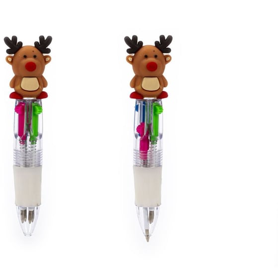 Στυλό Tri-Coastal Πολλαπλών Χρωμάτων Xmas Reindeer (1 Τεμάχιο) image 3