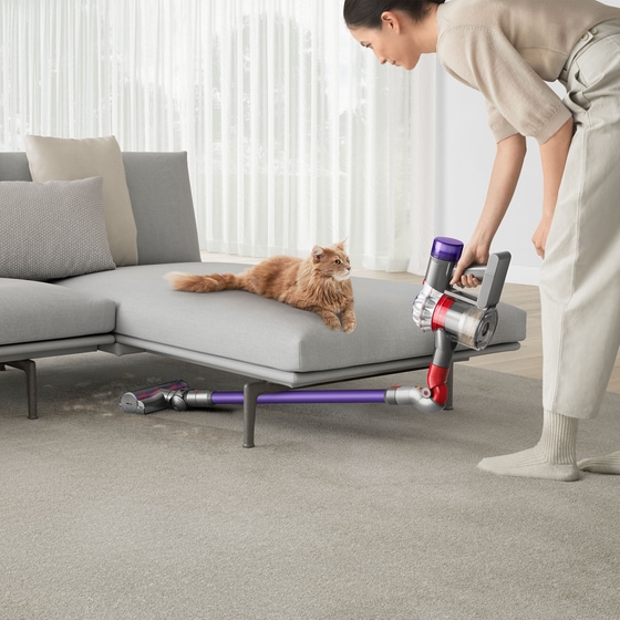 DYSON V8 ORIGIN 21.6 V 0.54 L Ασημί/Μωβ  Σκούπα Stick image 2