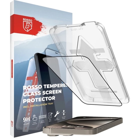 Προστατευτικό Οθόνης Apple iPhone 15 Pro Max - Rosso Tempered Glass FullFace image 0