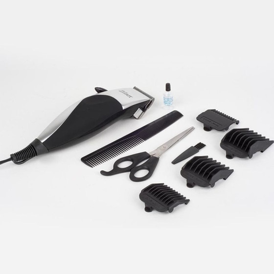 ZILAN ZLN0443 Κουρευτική Μηχανή με Καλώδιο Μαύρο-Ασημί image 1