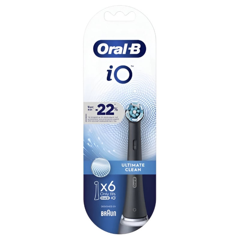 ORAL-B Ανταλλακτικές Κεφαλές ORAL-B iO Ultimate Clean 6 Τεμ