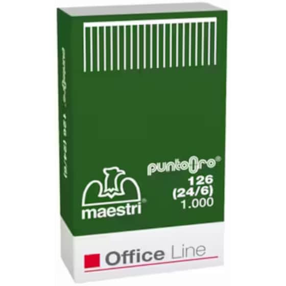 Σύρματα Συρραπτικού Ανταλλακτικά Maestri Oro 126 1000 Τεμάχια image 0