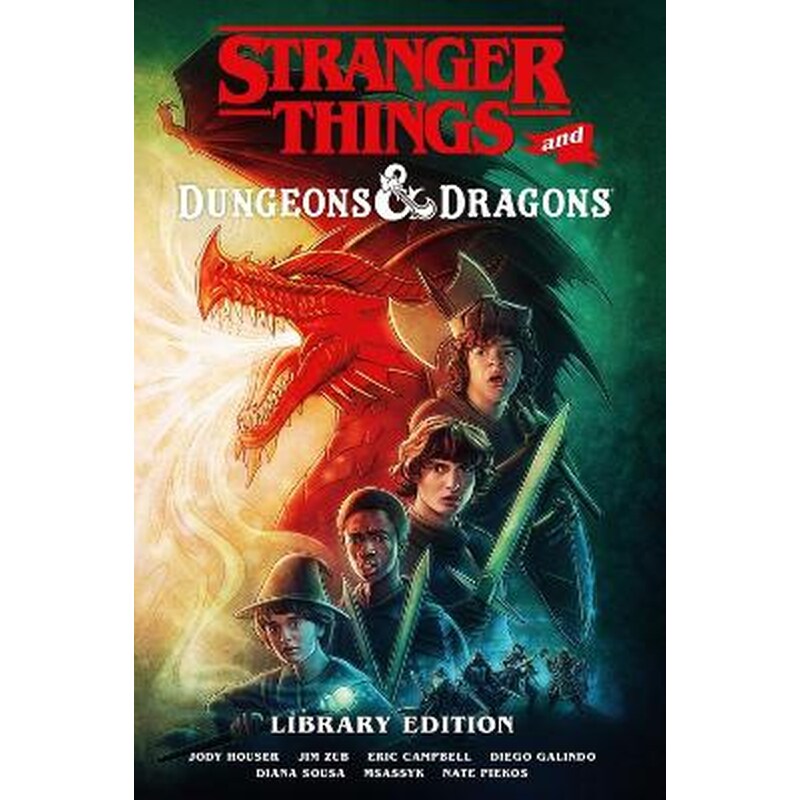 Stranger Things and Dungeons Dragons Library Edition