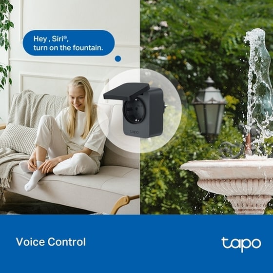 TP-Link Tapo P410M Smart WiFi Outdoor Plug Black image 11