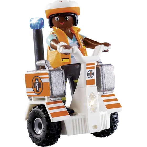 PLAYMOBIL® City Life Διασώστρια με Self-Balance Scooter (70052) image 2