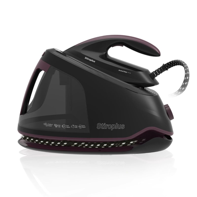 STIROPLUS STIROPLUS SP-2425 με Δοχείο Nερού 1.5L Μαύρο Σύστημα Σιδερώματος