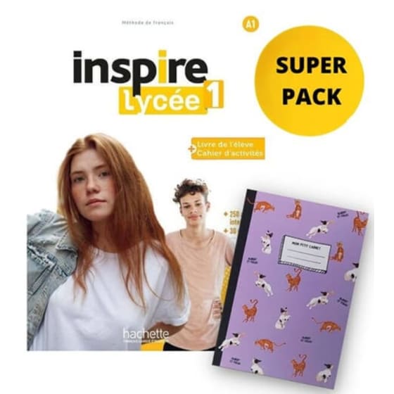 Inspire Lycée 1 Super Pack (Livre + Cahier + Lexique + Cadeau Surprise) image 0