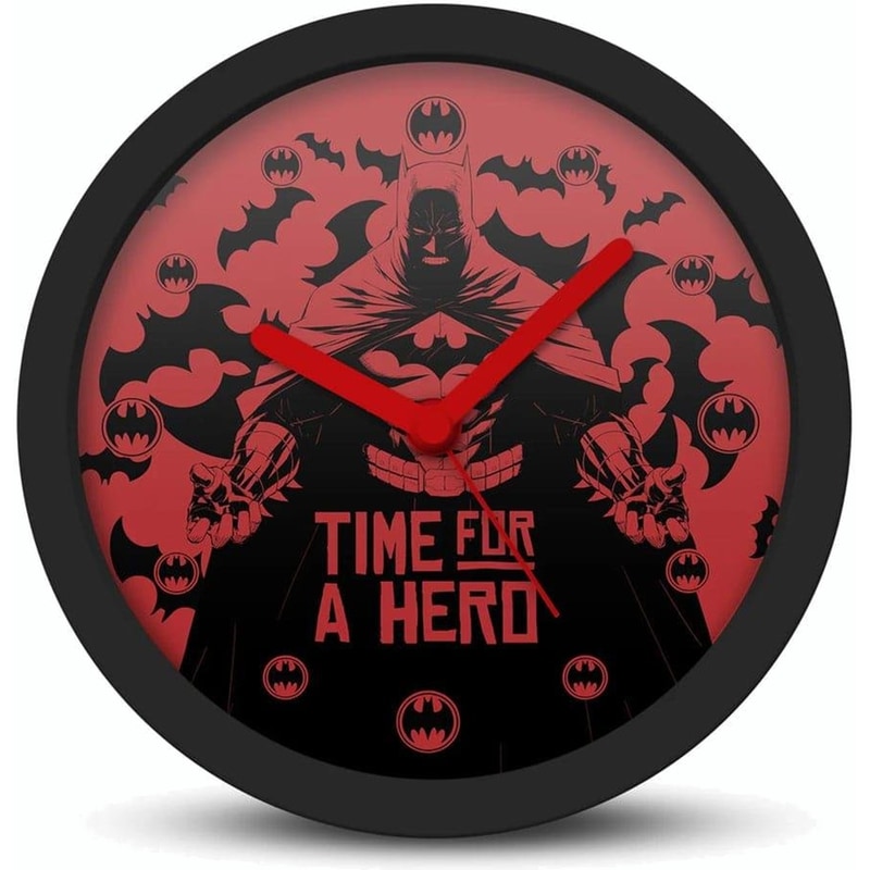 PYRAMID INTERNATIONAL Αναλογικό Ρολόι Pyramid International Batman Time for a Hero 13 cm - Κόκκινο/Μαύρο