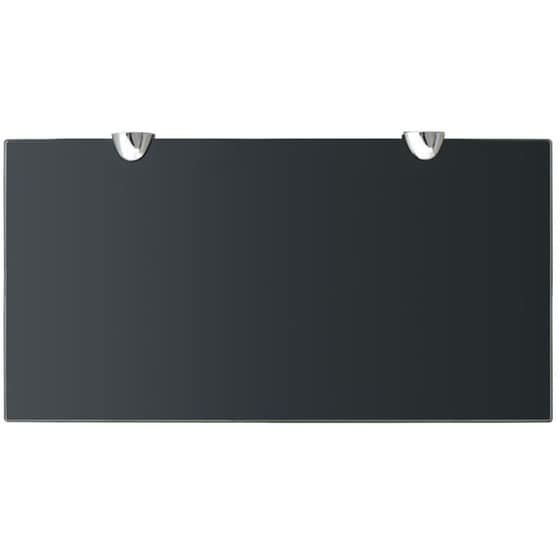 Ράφι Τοίχου VidaXL από Γυαλί 40x0.8x20 cm - Μαύρο image 2