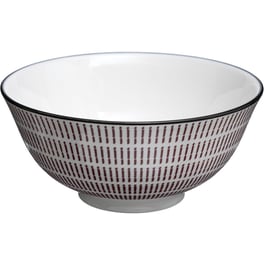Μπολ Spitishop Πορσελάνινο 15.4 cm - Λευκό/Κόκκινο