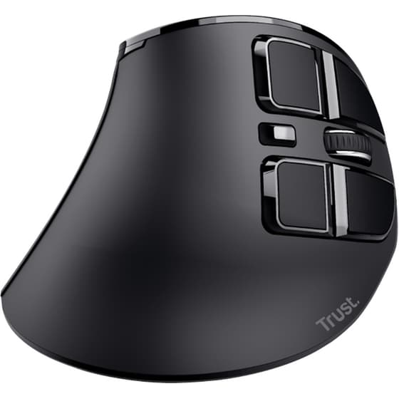 Trust Voxx Ασύρματο & Ενσύρματο Εργονομικό Bluetooth Vertical Ποντίκι Μαύρο image 0