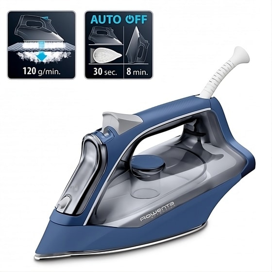 ROWENTA DX1636D1 2400W Μπλε Σίδερο Ατμού image 2