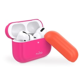 AIRPODS CASE PURO ICON FLUO CAP FUCSIA