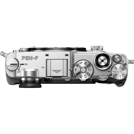 Mirrorless Camera Olympus Pen F & EW-M 17mm f/1.8 - Ασημί image 5