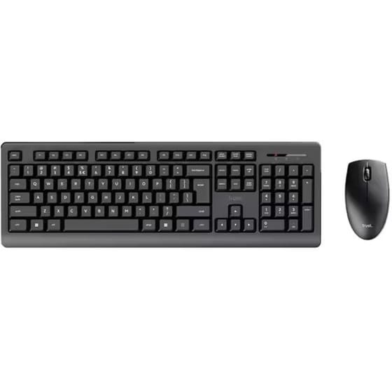 Bundle Desktop Trust Primo Ασύρματο Πληκτρολόγιο/Ποντίκι σετ - Μαύρο (US) + Ηχεία 2.0 Trust Remo 8W - Μαύρο + Intenso Rainbow Line 8GB USB 2.0 Stick Πράσινο + NOD Mat Compact Mouse Pad 220mm Μαύρο image 1