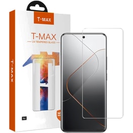Προστατευτικό οθόνης Xiaomi 14 Pro - T-Max Liquid Full Glue 3D Tempered Glass 0.33cm 9H